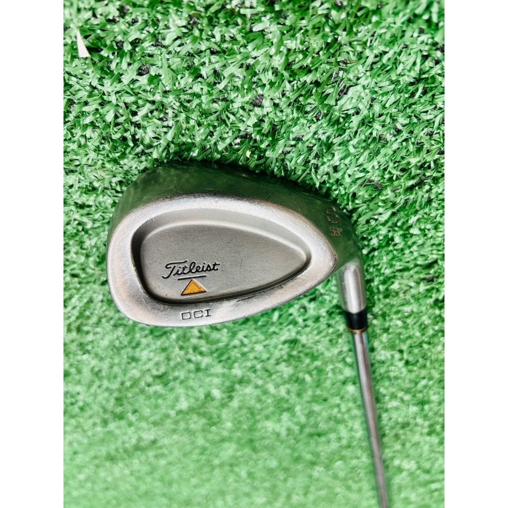 Titleist Sand Wedge DCI Gold Triangle 56* SW Steel Shaft Golf Iron